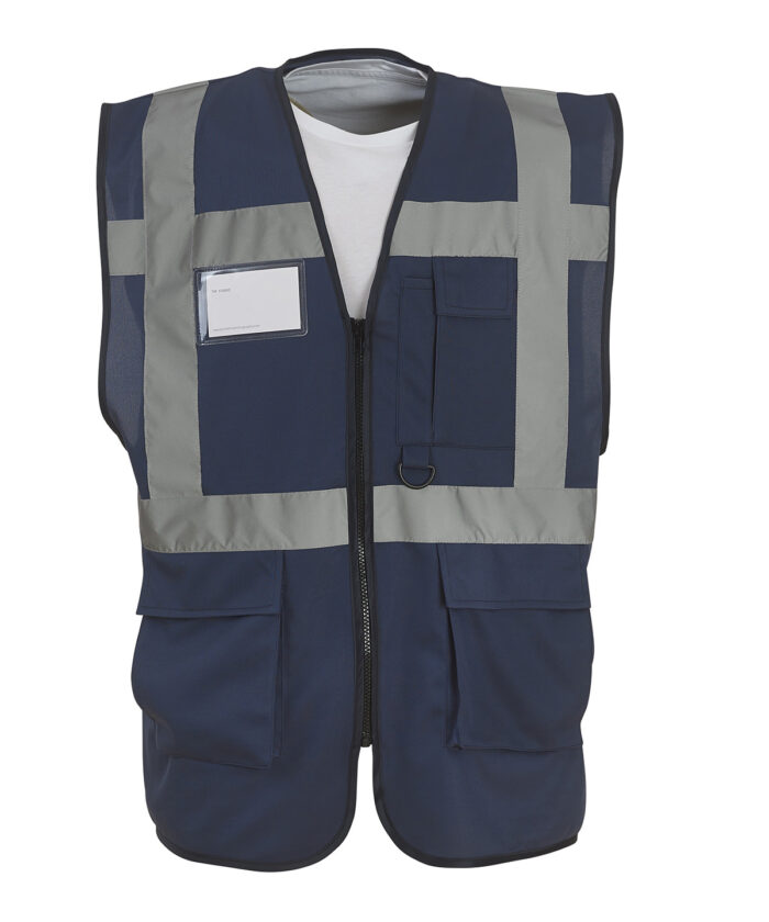Multifunctional executive hi-vis waistcoat (HVW801) - Image 15