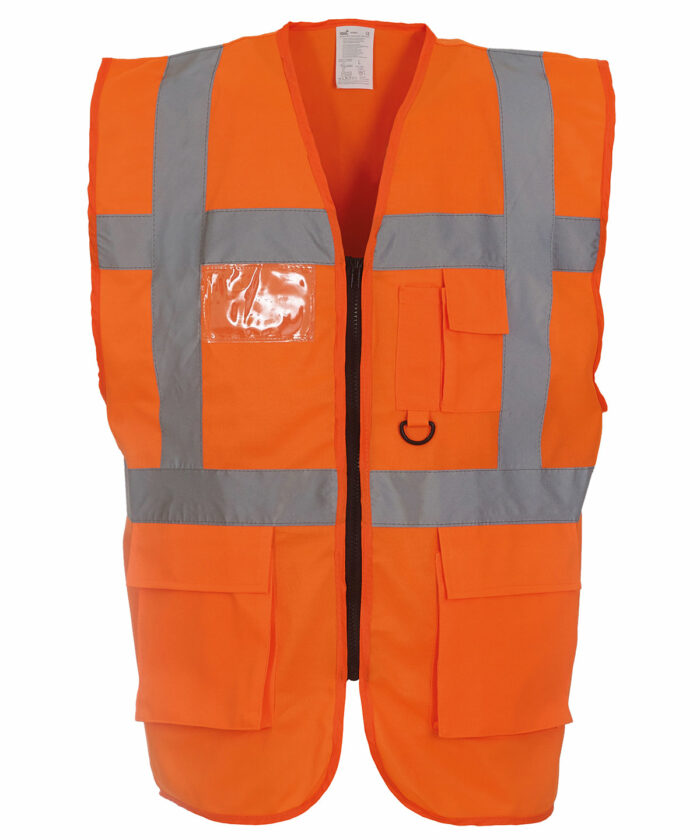 Multifunctional executive hi-vis waistcoat (HVW801) - Image 21