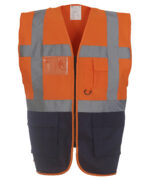 Multifunctional executive hi-vis waistcoat (HVW801) - Image 8