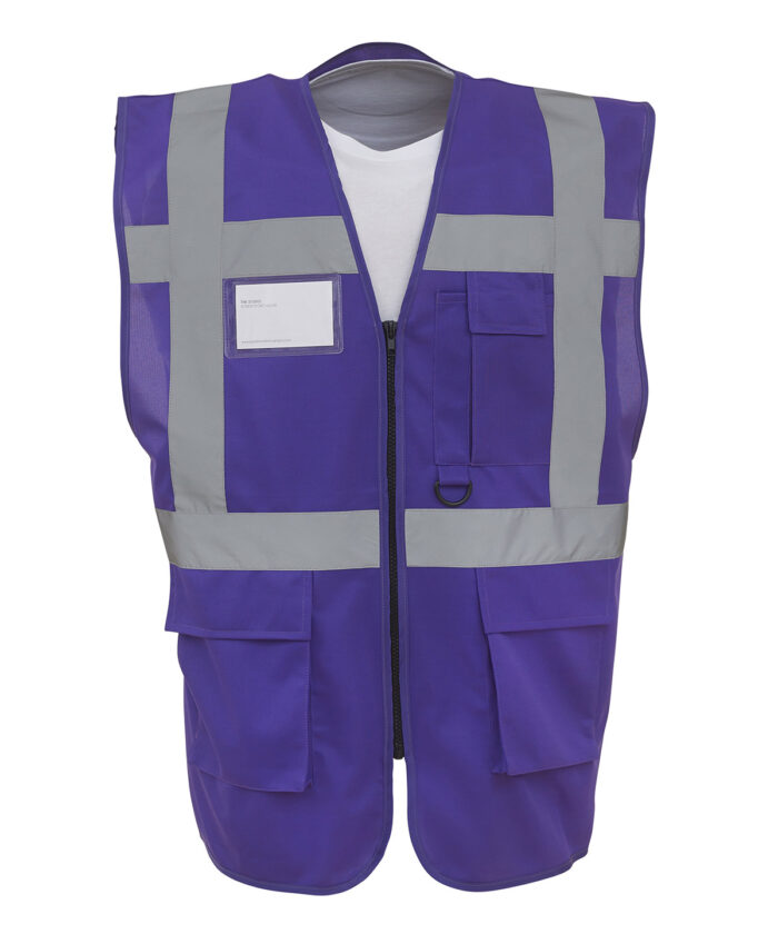 Multifunctional executive hi-vis waistcoat (HVW801) - Image 77