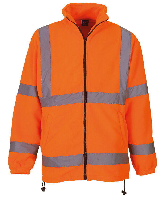 Hi-vis heavyweight fleece jacket (HVK08) - Image 2