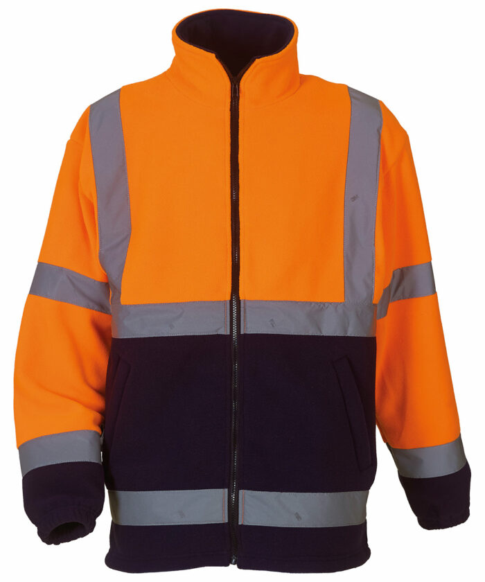 Hi-vis heavyweight fleece jacket (HVK08) - Image 7