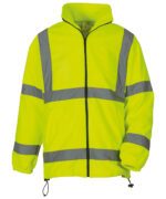 Hi-vis heavyweight fleece jacket (HVK08) - Image 4