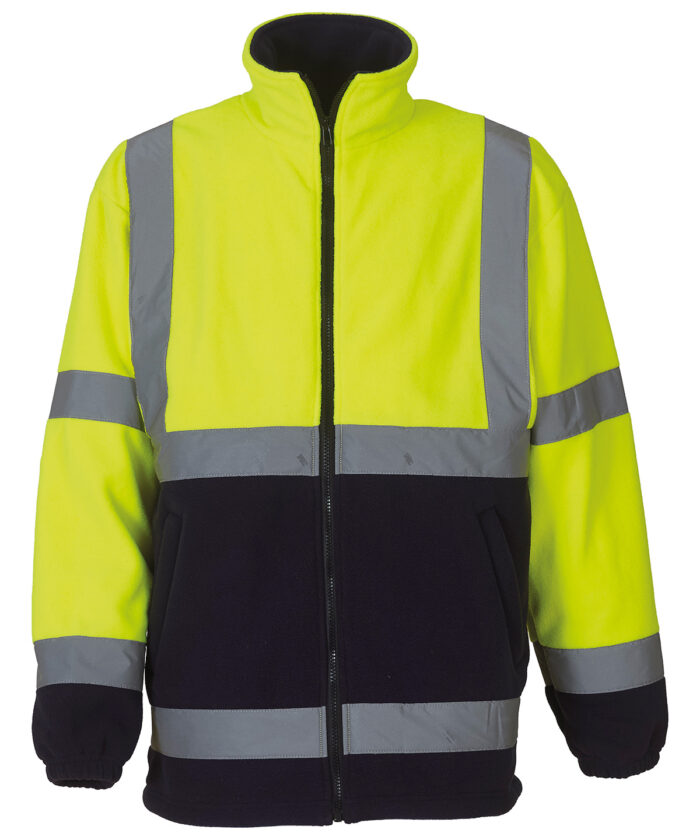 Hi-vis heavyweight fleece jacket (HVK08) - Image 1