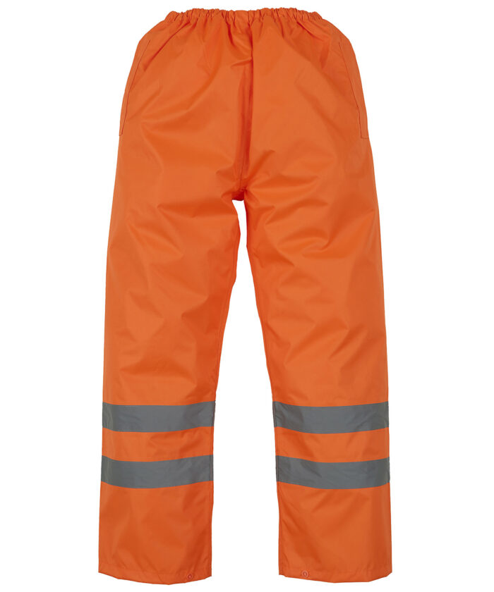 Hi-vis waterproof overtrousers (HVS462) - Image 1