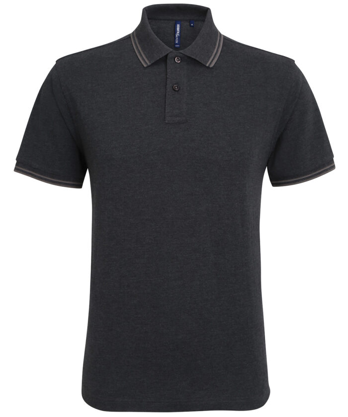 Men's classic fit tipped polo - Image 2