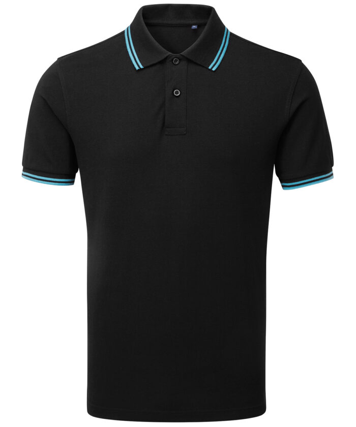 Men's classic fit tipped polo - Image 19