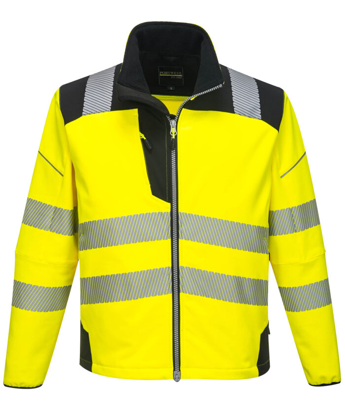 PW3 Hi-vis softshell jacket (T402) - Image 1