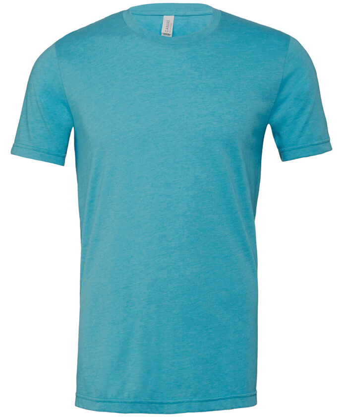 Unisex heather CVC short sleeve t-shirt - Image 44