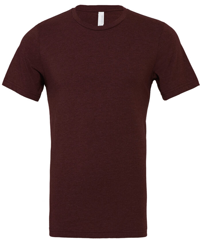 Unisex heather CVC short sleeve t-shirt - Image 38