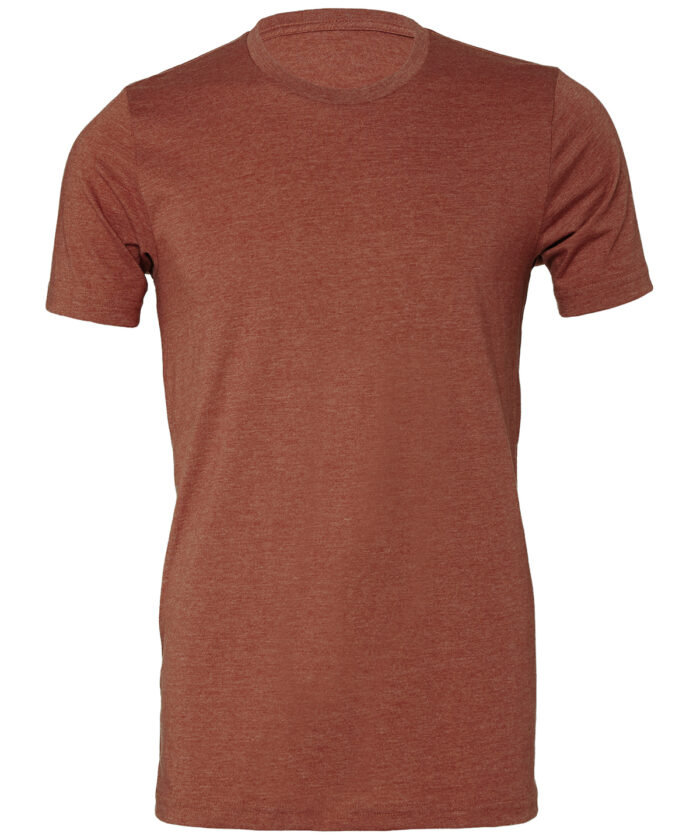 Unisex heather CVC short sleeve t-shirt - Image 62
