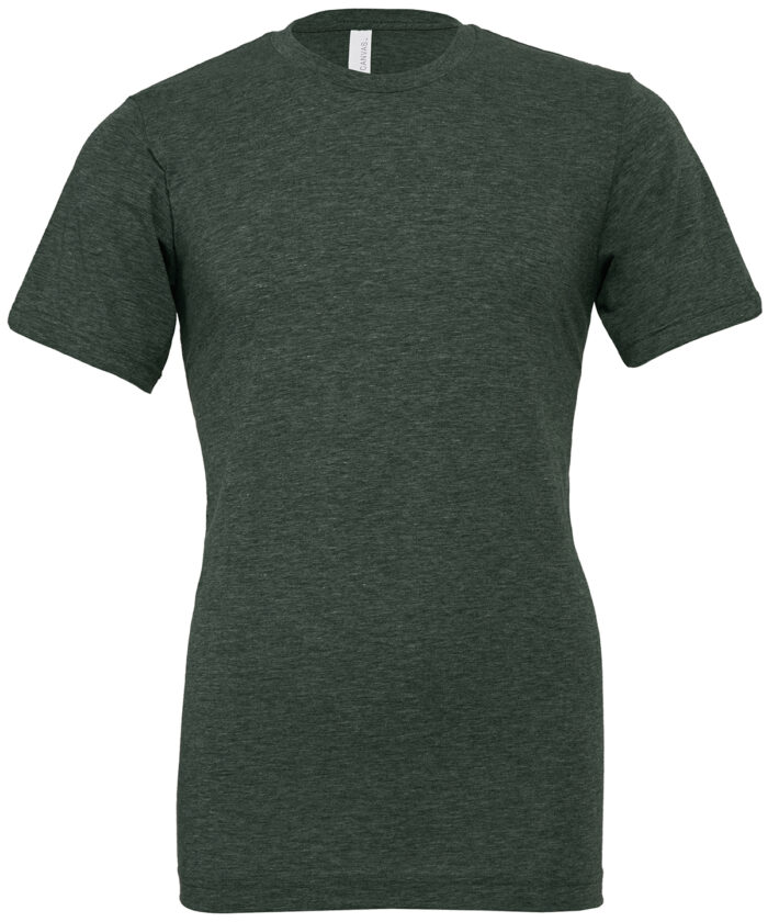 Unisex heather CVC short sleeve t-shirt - Image 170