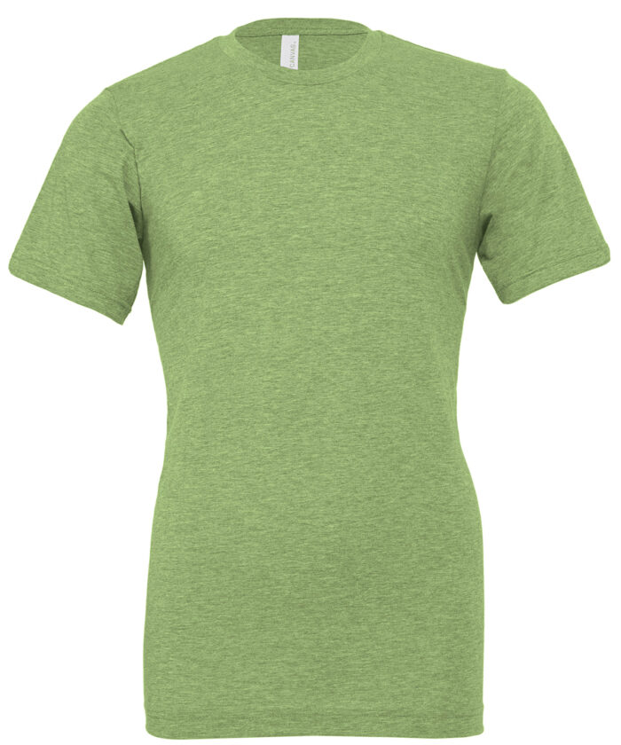 Unisex heather CVC short sleeve t-shirt - Image 176