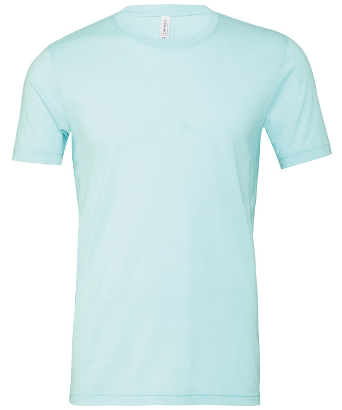 Unisex heather CVC short sleeve t-shirt - Image 92