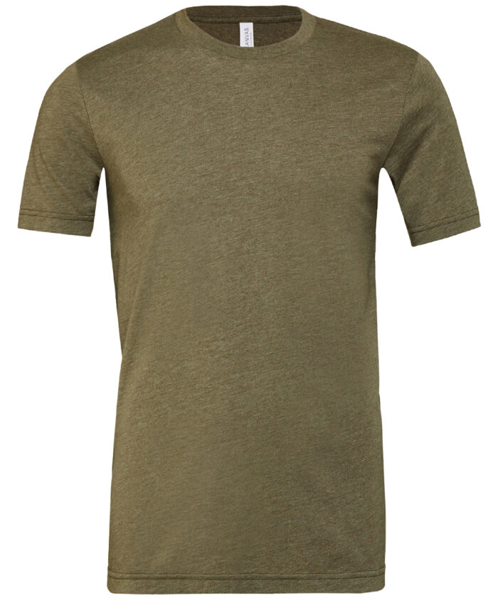 Unisex heather CVC short sleeve t-shirt - Image 128