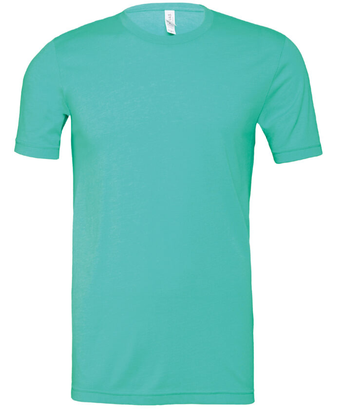Unisex heather CVC short sleeve t-shirt - Image 146