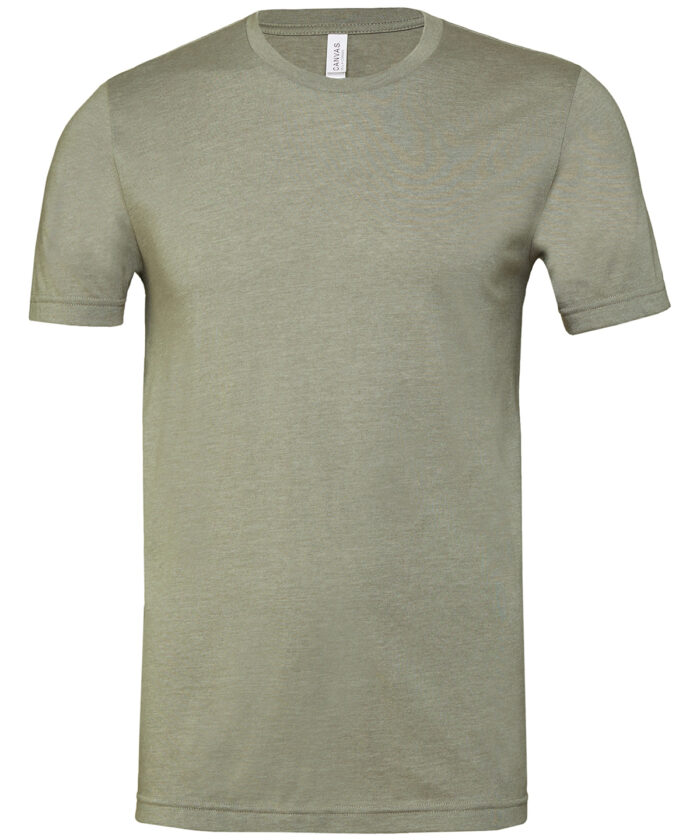 Unisex heather CVC short sleeve t-shirt - Image 158