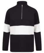 Panelled ¼ zip
