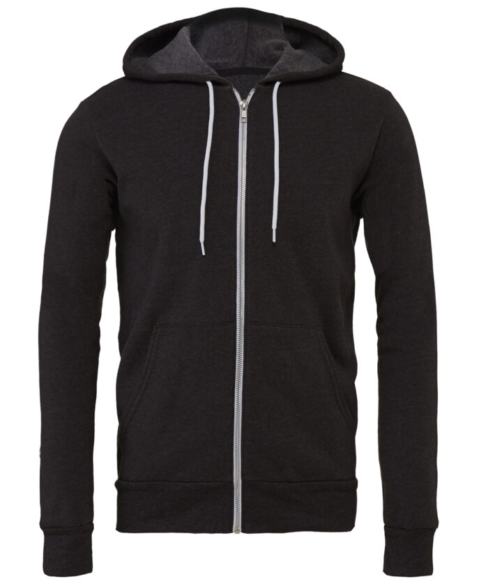Unisex polycotton fleece full-zip hoodie - Image 13