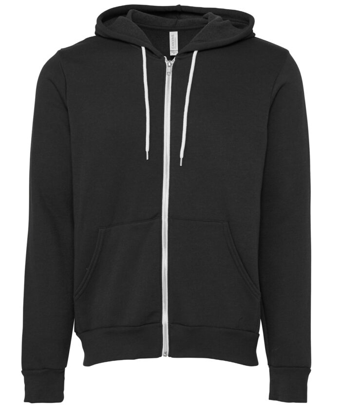 Unisex polycotton fleece full-zip hoodie - Image 28