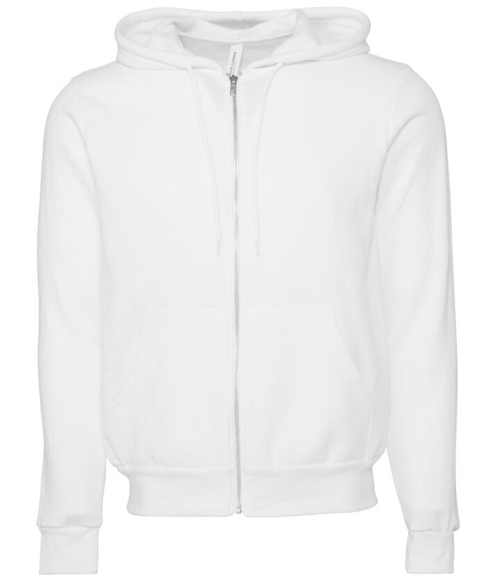 Unisex polycotton fleece full-zip hoodie - Image 34