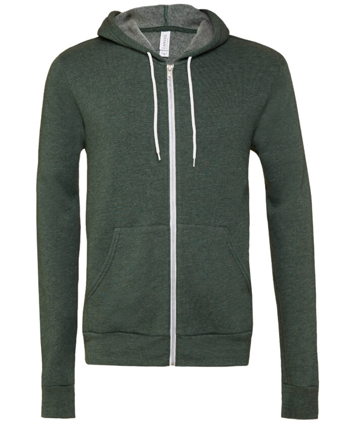 Unisex polycotton fleece full-zip hoodie - Image 52