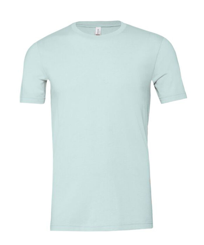 Unisex heather CVC short sleeve t-shirt - Image 68
