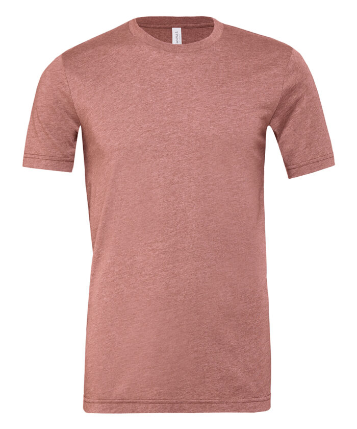Unisex heather CVC short sleeve t-shirt - Image 116