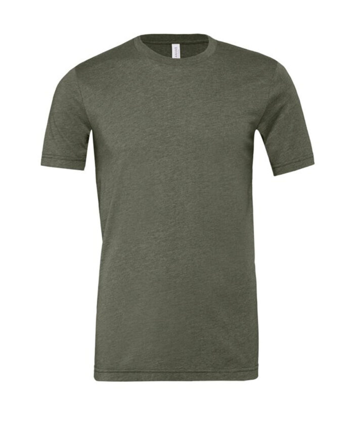 Unisex heather CVC short sleeve t-shirt - Image 98