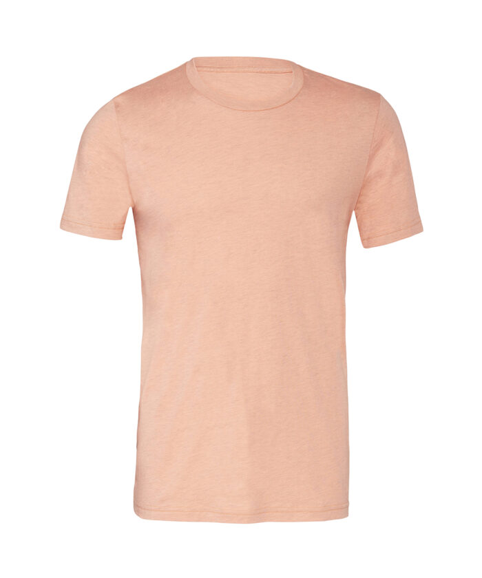Unisex heather CVC short sleeve t-shirt - Image 254