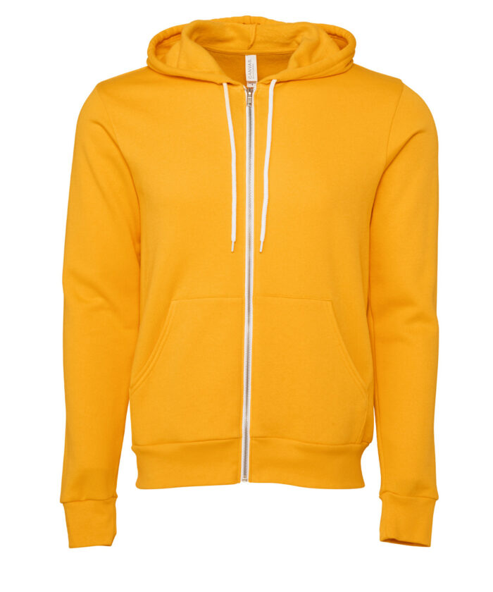 Unisex polycotton fleece full-zip hoodie - Image 46