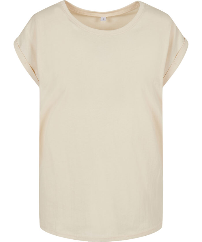 Women's extended shoulder tee - Image 1