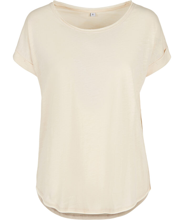 Women's long slub tee - Image 1