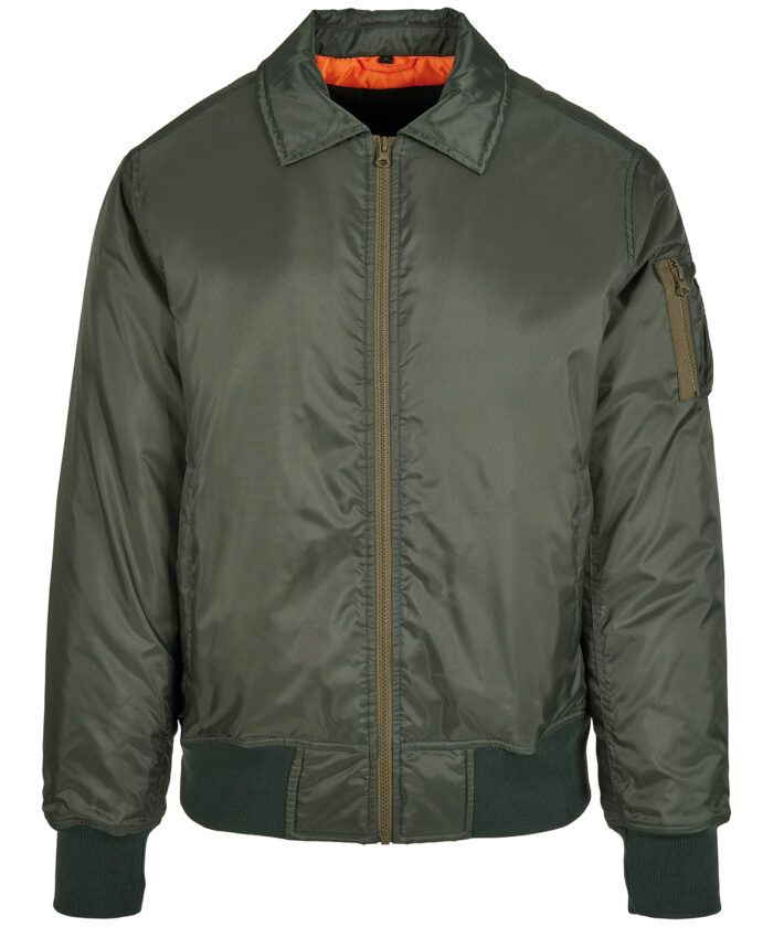 Collar bomber jacket - Image 1