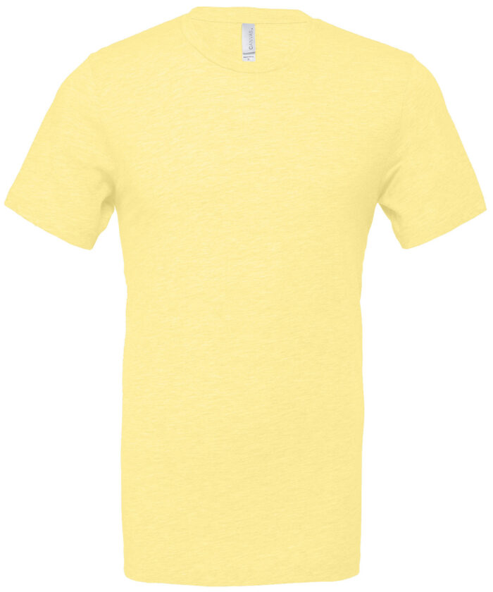 Unisex heather CVC short sleeve t-shirt - Image 86
