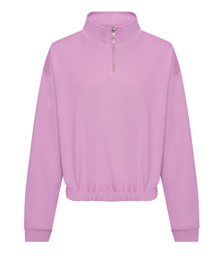 Women's cropped 1/4 zip sweat - Image 19