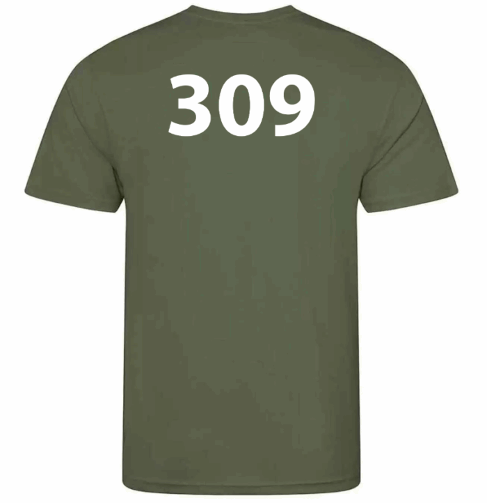 309 SAWBRIDGEWORTH SQUADRON -  JC001 COOL T– EARTHY GREEN *NON REFUNDABLE - Image 2