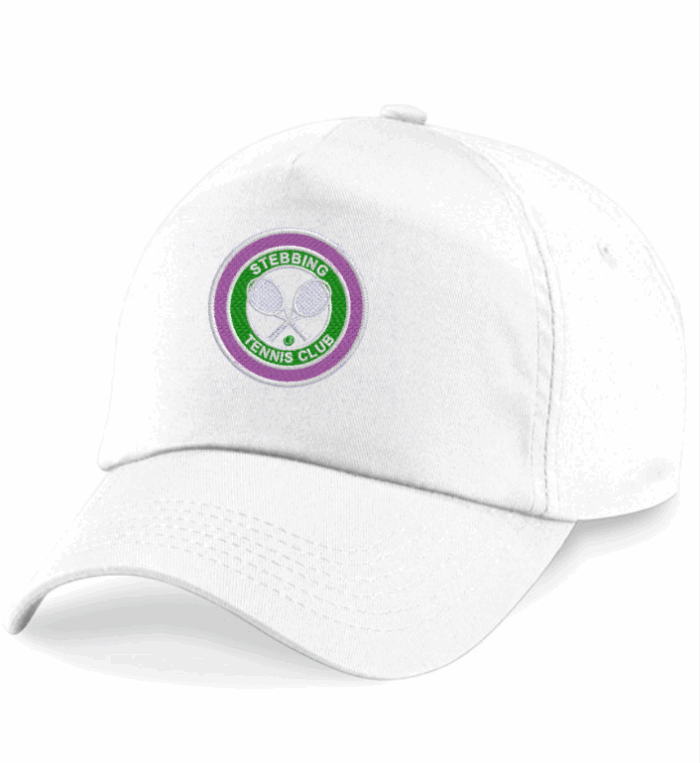 STEBBINGS TENNIS- BC10B KIDS CAP – WHITE *NONE REFUNDABLE  - Image 1