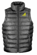 Ice bird padded gilet with GAS SAFE logo on Left Chest
