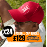 BC015 Cap with Sewn Front Logo x 24 ***Special Offer ***