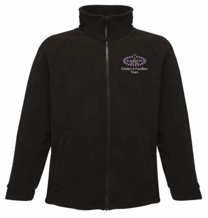 St. Elizabeth’s – ESTATES & FACILITIES TEAM  – RG122 Fleece – Black ***Non Returnable - Image 1