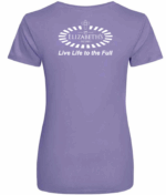 St. Elizabeth’s – LIVE LIFE TEAM – JC005 Women's Cool T-Shirt - Purple***Non Returnable