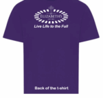 St. Elizabeth’s – LIVE LIFE TEAM – RX151 T-Shirt - Purple***Non Returnable